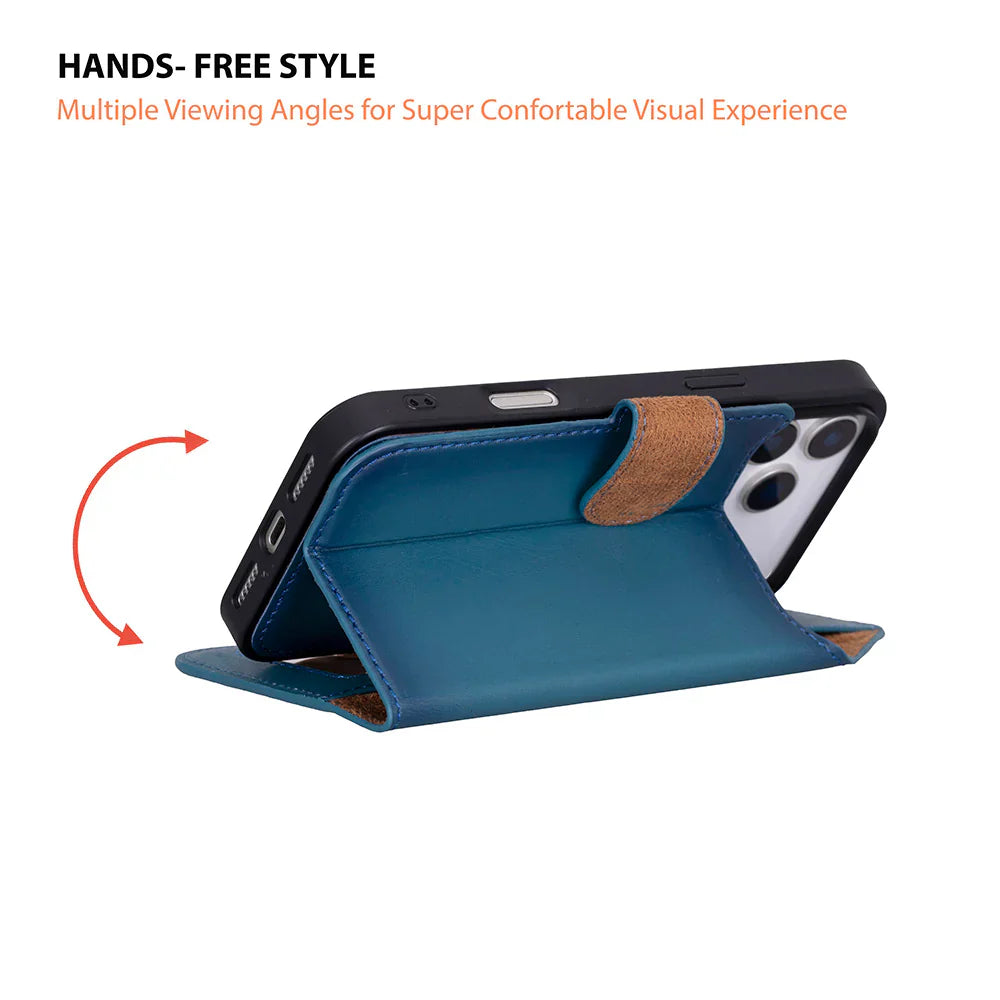 Magic iPhone 17 Pro Leather Detachable Wallet Case