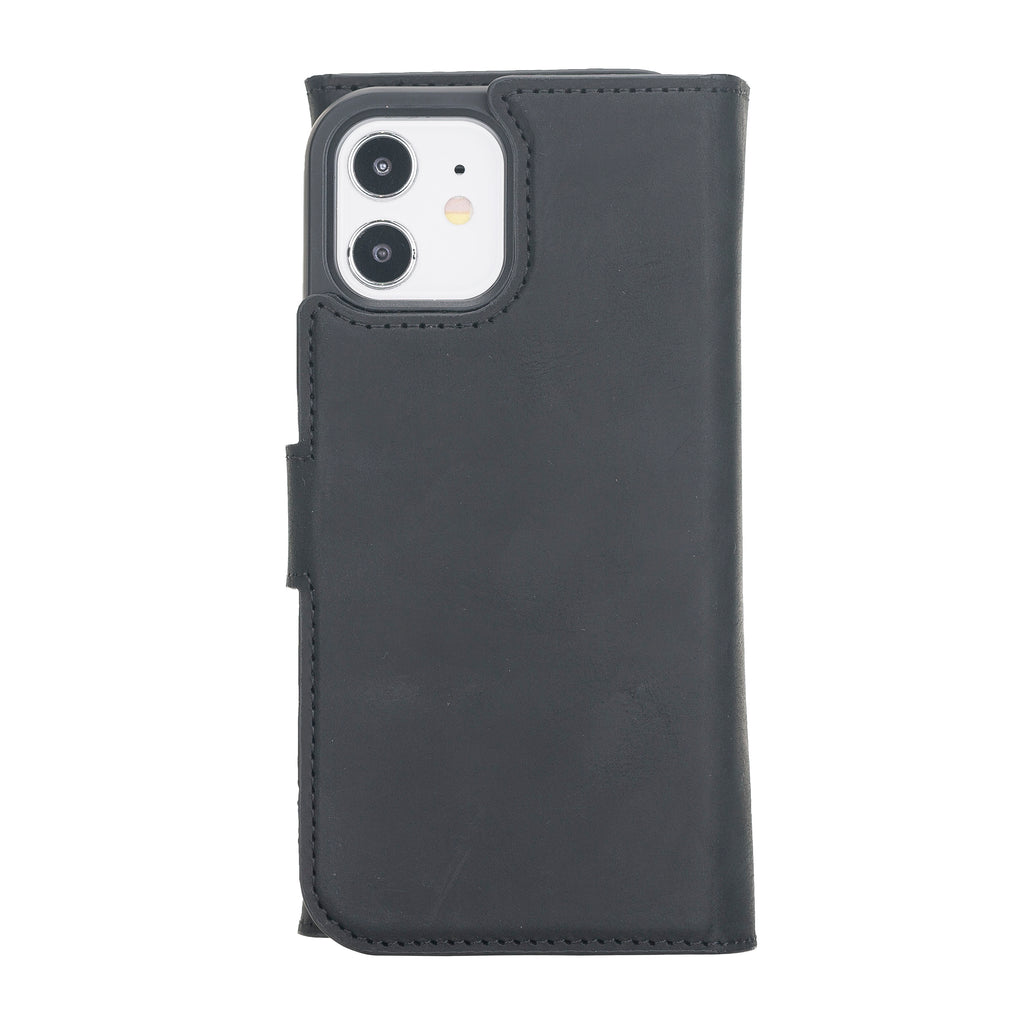 Santa iPhone 12 Mini Leather Detachable Wallet Case