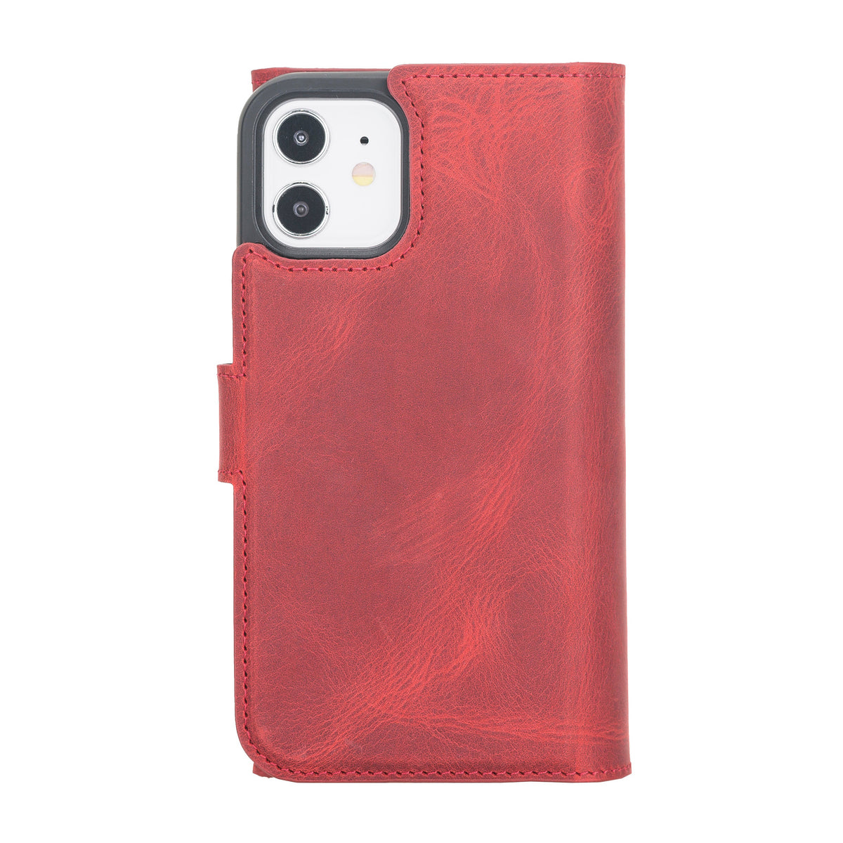 Santa iPhone 12 Mini Leather Detachable Wallet Case