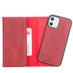 Santa iPhone 12 Mini Leather Detachable Wallet Case