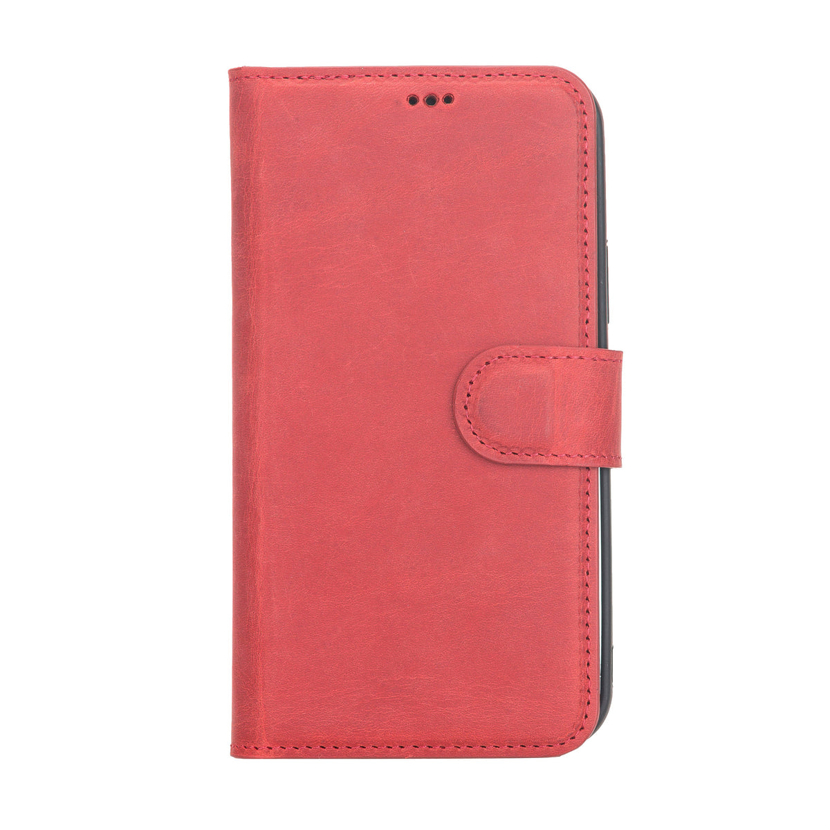 Santa iPhone 12 Mini Leather Detachable Wallet Case