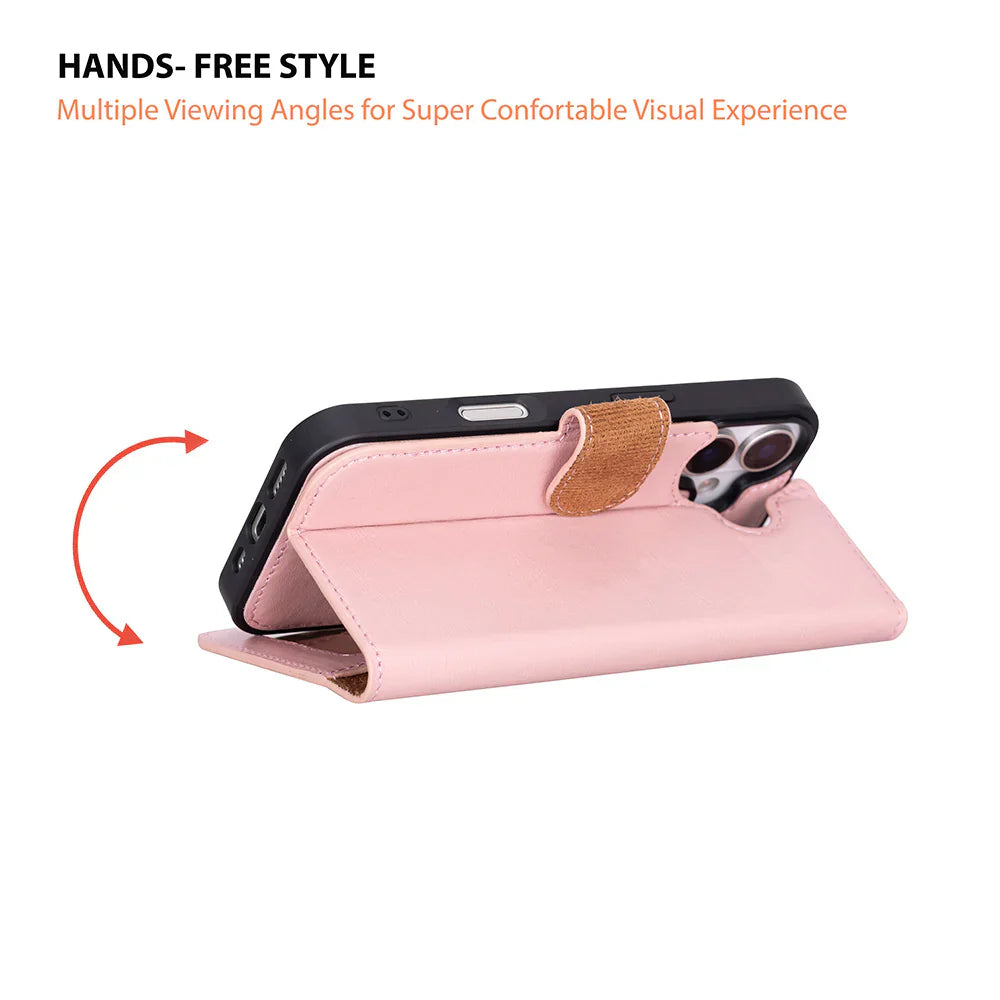 Magic iPhone 17 Leather Detachable Wallet Case