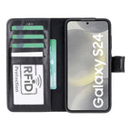 Magic Samsung Galaxy S24 Leather Detachable Wallet Case