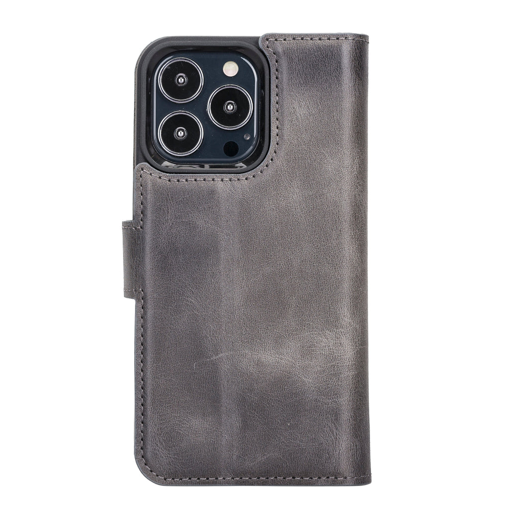 Magic iPhone 13 Pro Max Detachable Leather Wallet Case