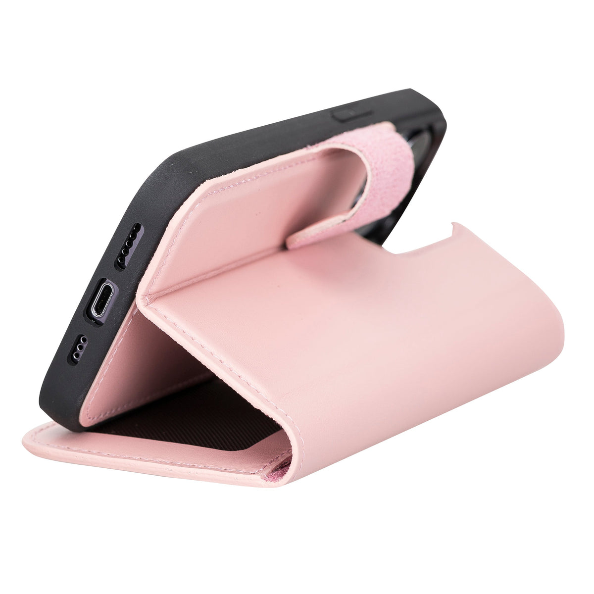 Magic iPhone 13 Pro Detachable Leather Wallet Case