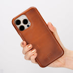 F360 iPhone 16 Pro Leather Case