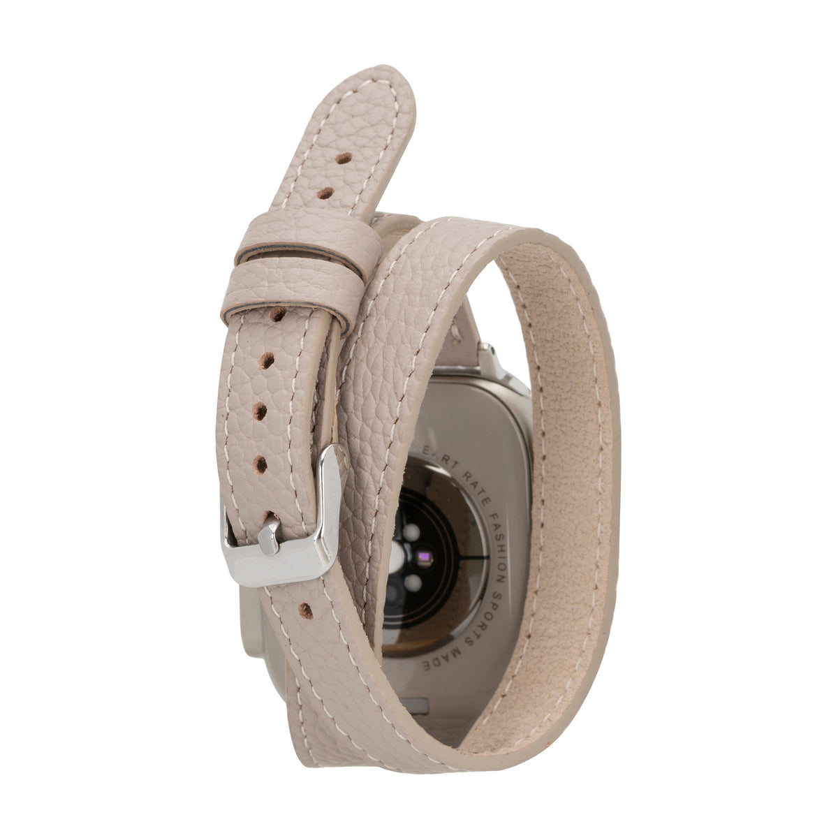 Quantum Slim Double Tour Apple Watch Leather Band