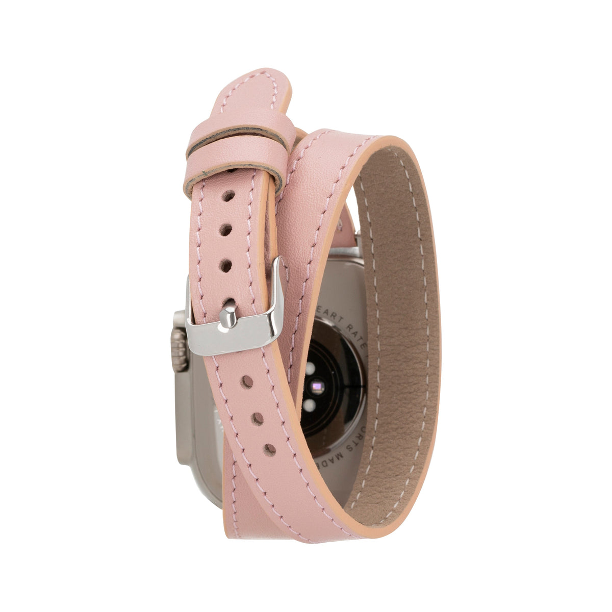Quantum Slim Double Tour Apple Watch Leather Band