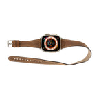 Quantum Slim Double Tour Apple Watch Leather Band