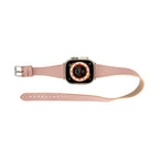 Quantum Slim Double Tour Apple Watch Leather Band