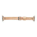 Ferro Apple Watch Leather Band with Silver Trok