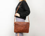 Awe Slim Leather Laptop / Tablet Bag