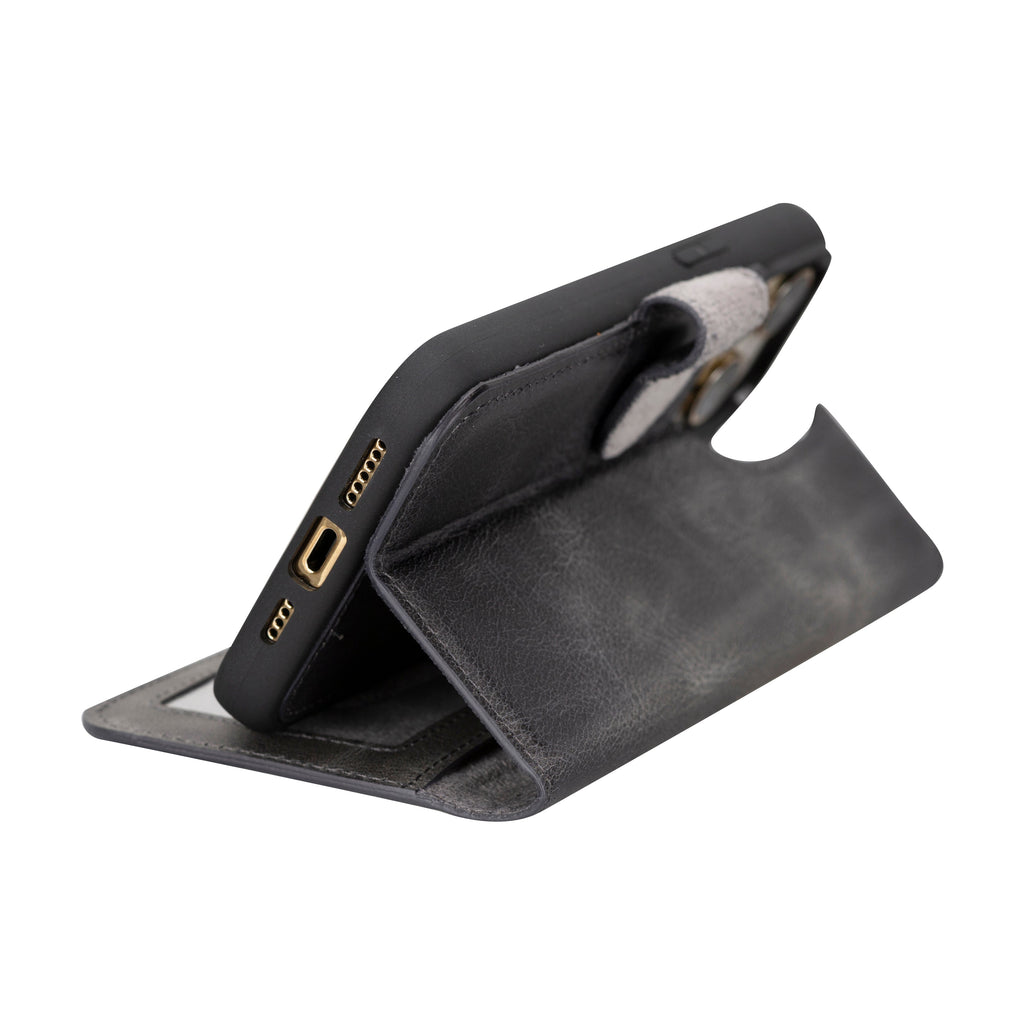 Magic iPhone 16 Pro Max Leather Detachable Wallet Case