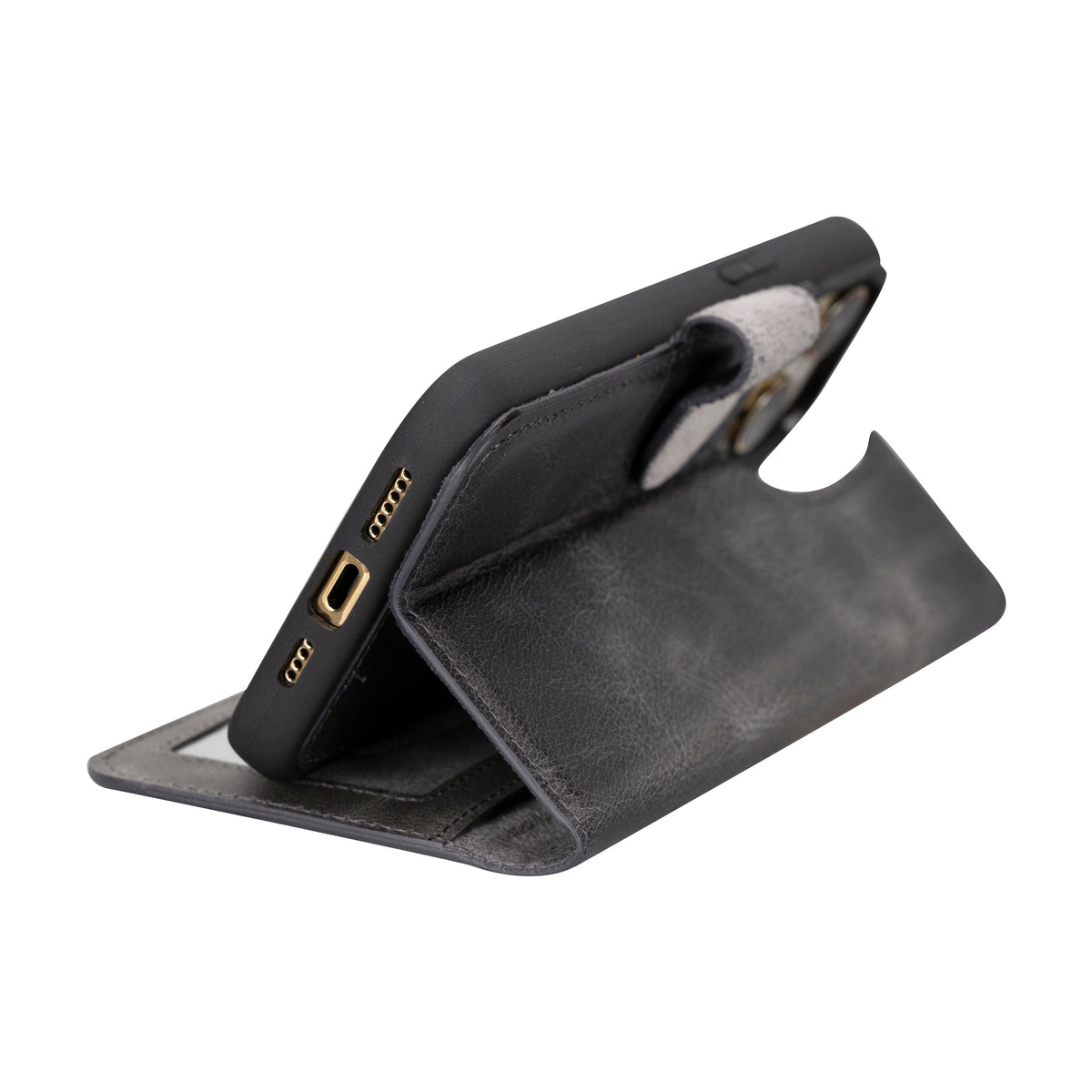 Magic iPhone 16 Pro Max Leather Detachable Wallet Case