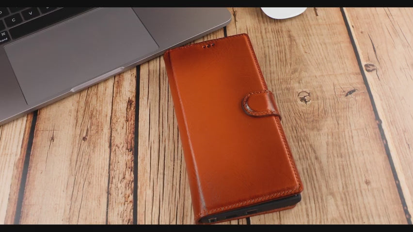 Magic Samsung Galaxy S23 Ultra Leather Detachable Wallet Case