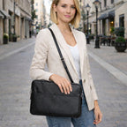 Leeds Slim Leather Laptop / Tablet Sleeve