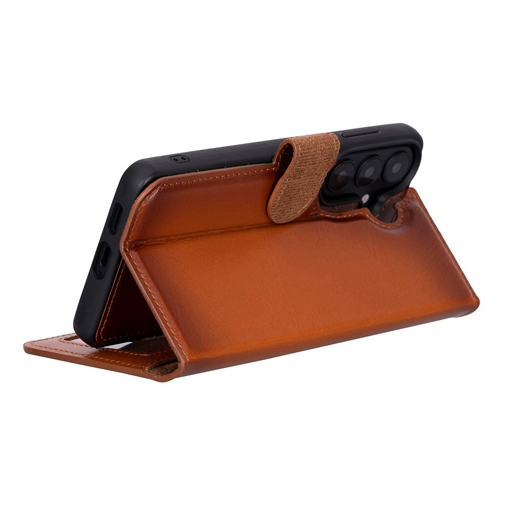 Magic Samsung Galaxy S26 Detachable Leather Wallet Case