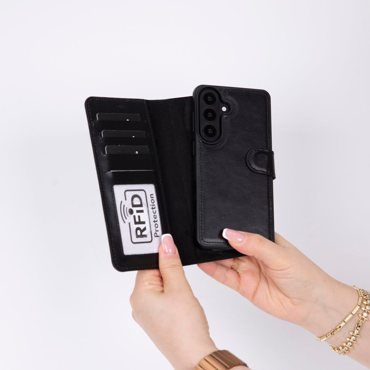Magic Samsung Galaxy S26 Detachable Leather Wallet Case
