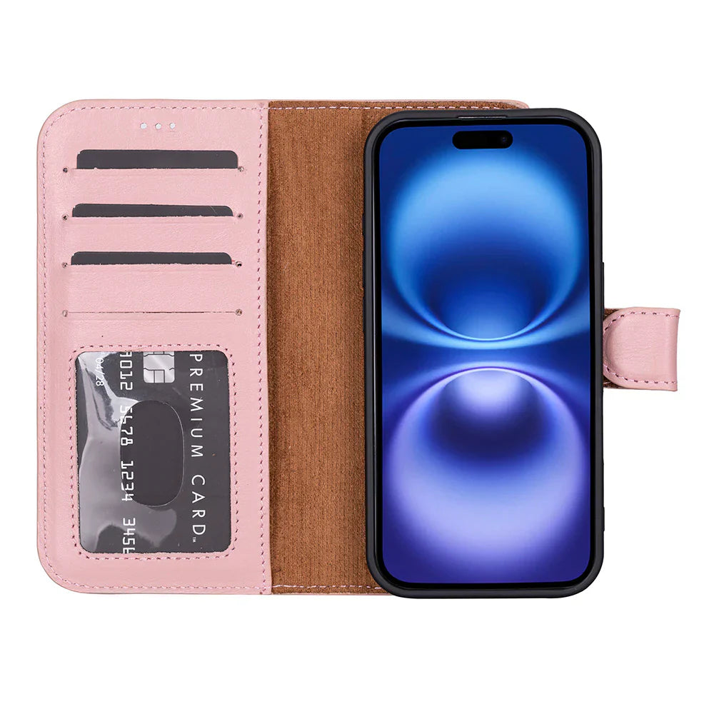 Magic iPhone 17 Leather Detachable Wallet Case