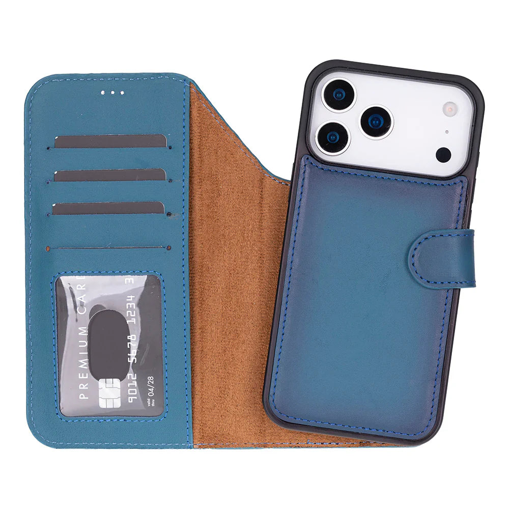 Magic iPhone 17 Pro Leather Detachable Wallet Case