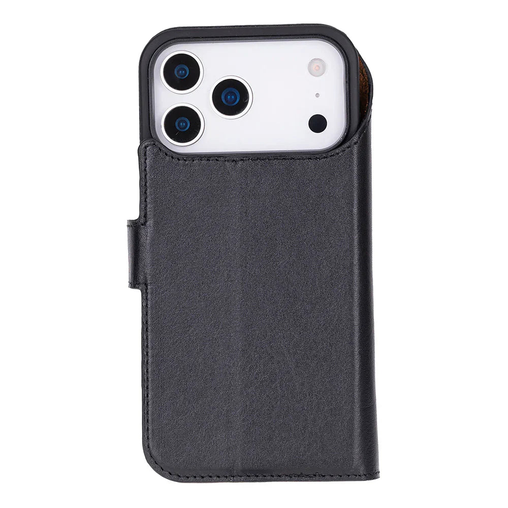 Magic iPhone 17 Pro Max Leather Detachable Wallet Case