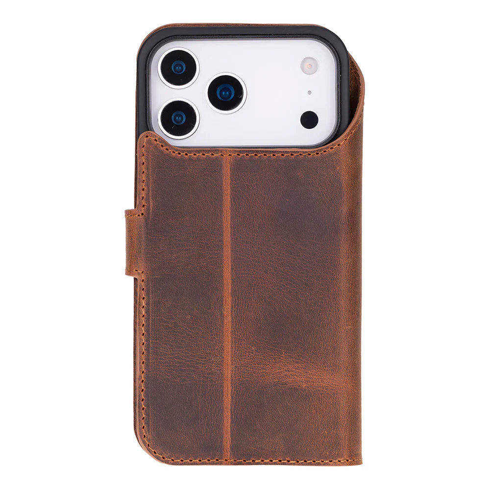 Magic iPhone 17 Pro Leather Detachable Wallet Case