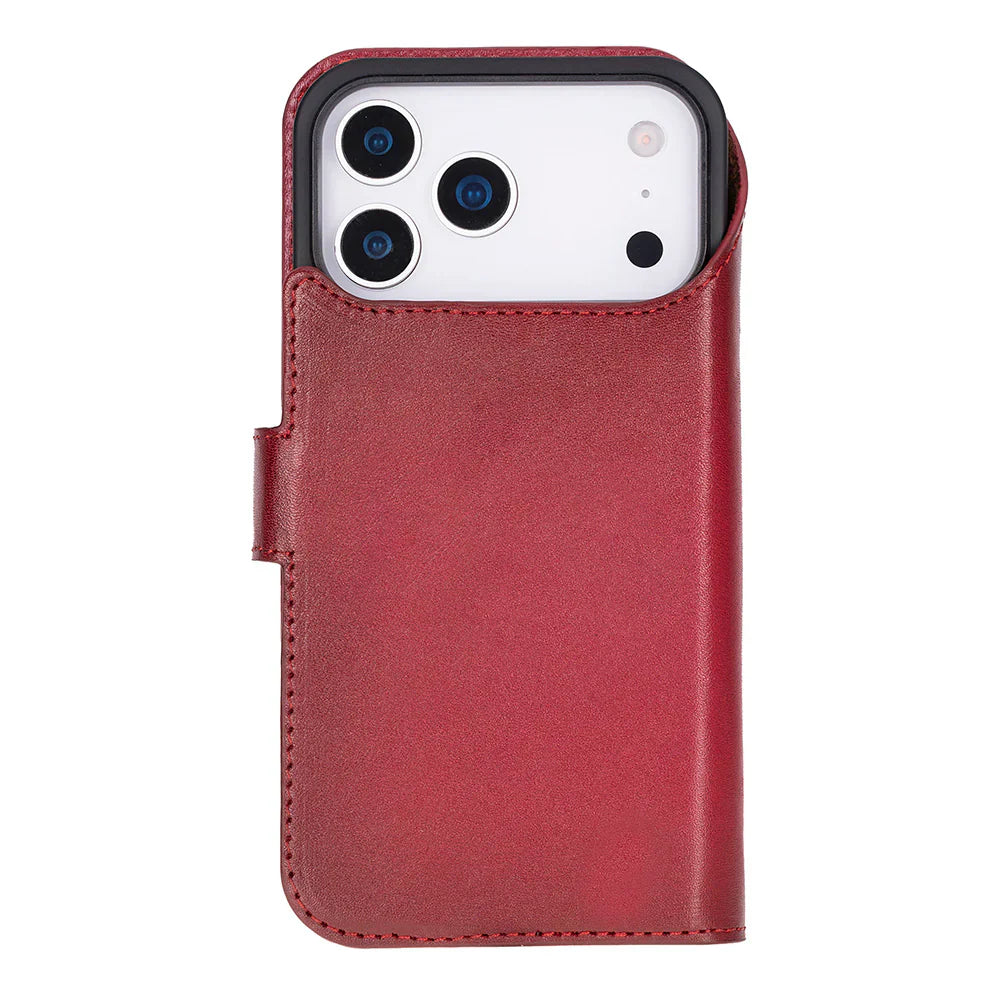 Magic iPhone 17 Pro Leather Detachable Wallet Case