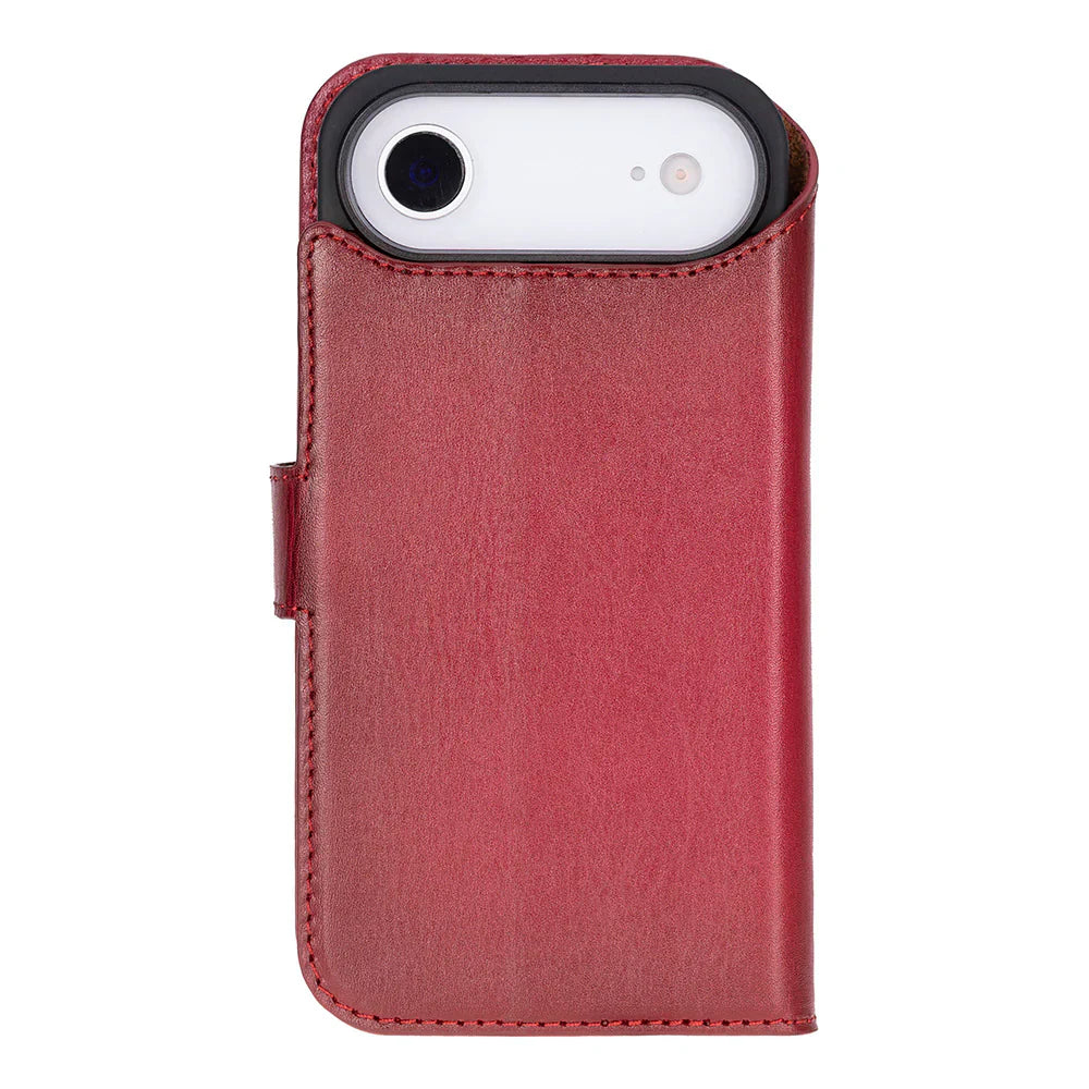 Magic iPhone 17 Air Leather Detachable Wallet Case
