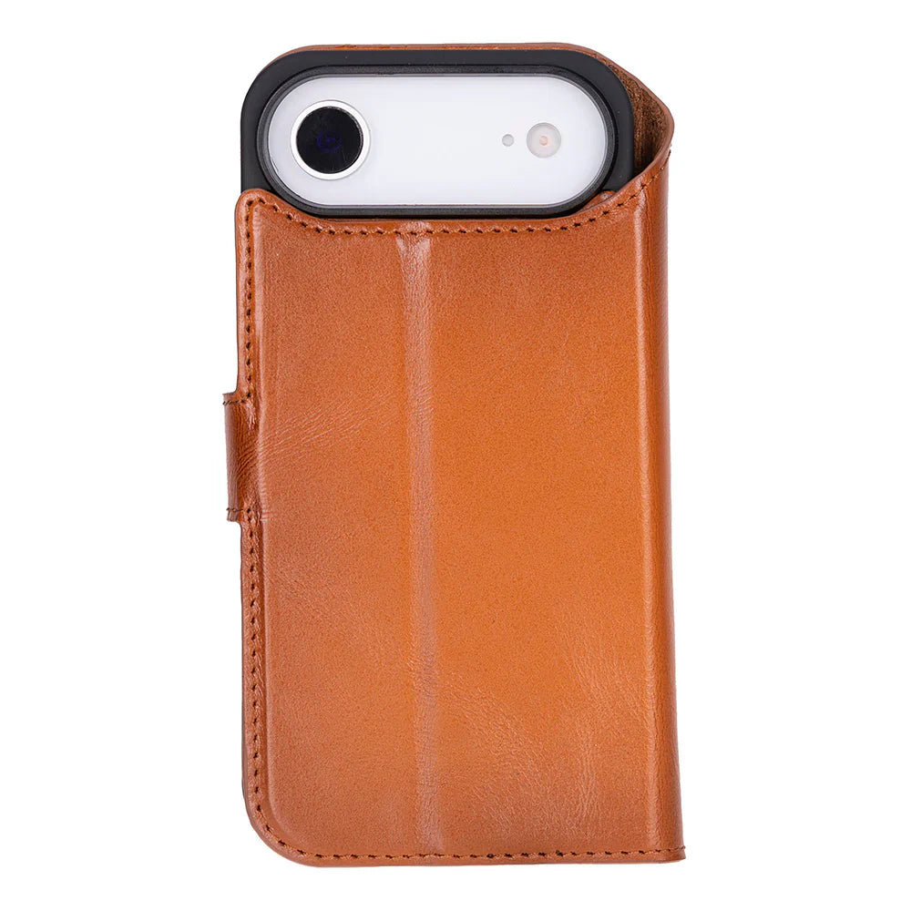 Magic iPhone 17 Air Leather Detachable Wallet Case