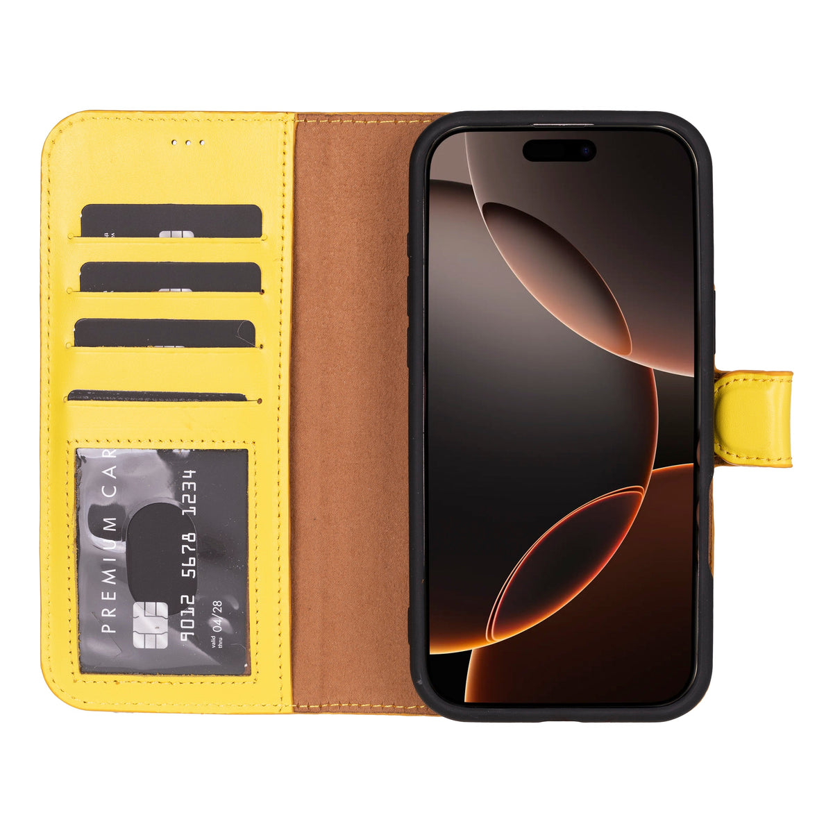 Magic iPhone 16 Pro Detachable Leather Wallet Case
