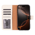 Magic iPhone 16 Pro Detachable Leather Wallet Case