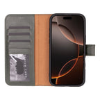 Magic iPhone 16 Pro Detachable Leather Wallet Case