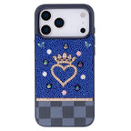Vissel Heart Crystal Luxury Case for iPhone 17 Pro Max