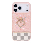 Vissel Heart Crystal Luxury Case for iPhone 17 Pro