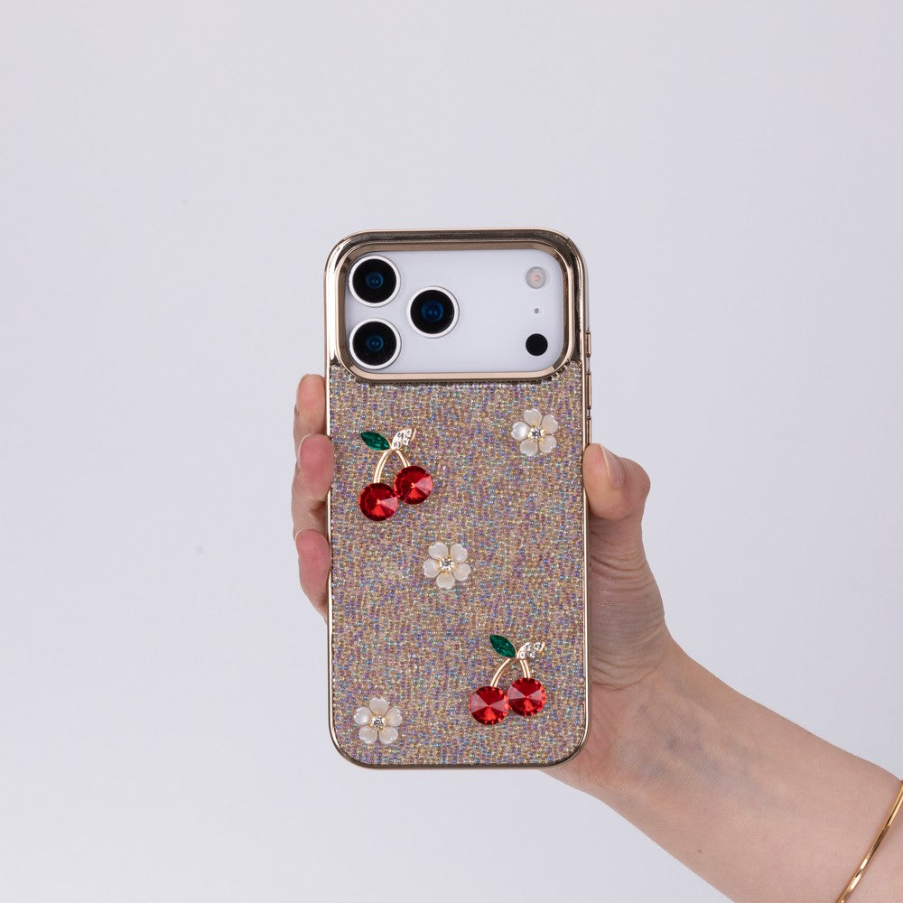 Freya Crystal Cherry Case for iPhone 17 Pro Max