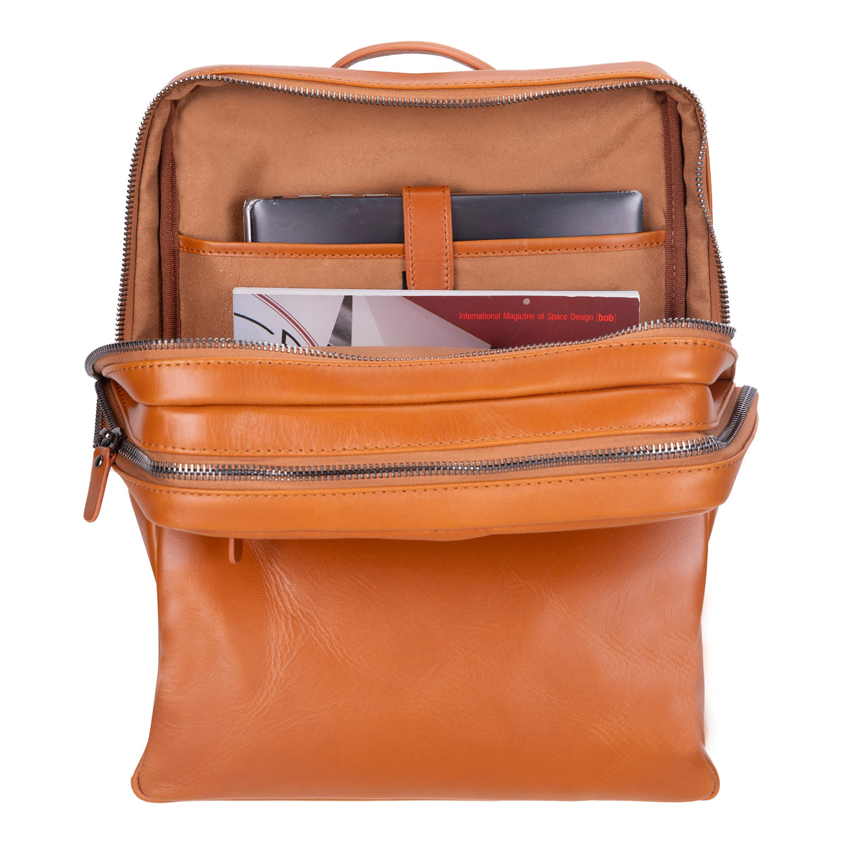 Hidden Castle Leather Backpack
