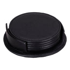 Divine Cup Leather Coaster Set