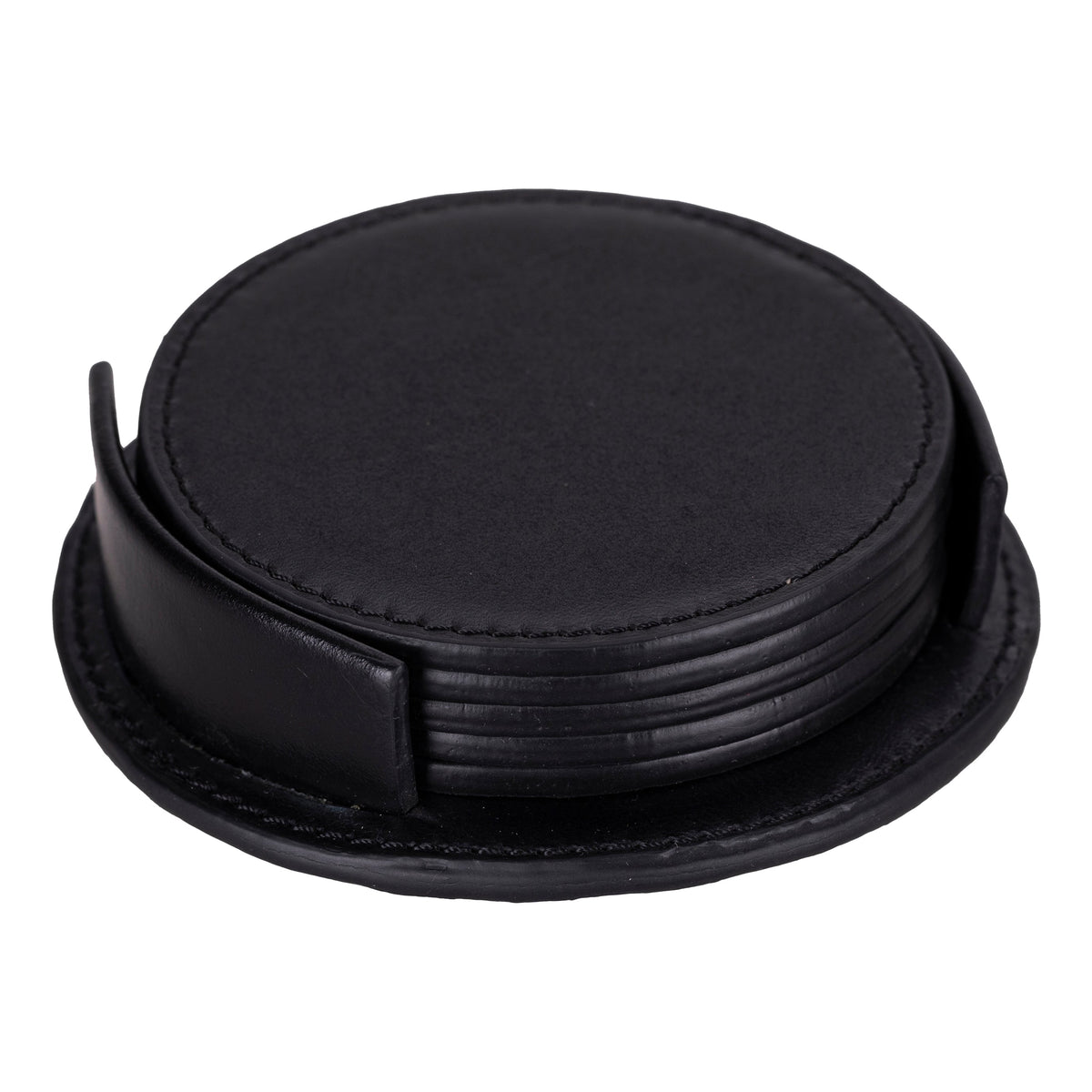 Divine Cup Leather Coaster Set