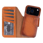 Elite Magic iPhone 17 Pro Leather Detachable Wallet Case