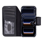 Elite Magic iPhone 17 Pro Leather Detachable Wallet Case