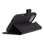 Liluri iPhone 16 Pro Detachable Leather Wallet Case