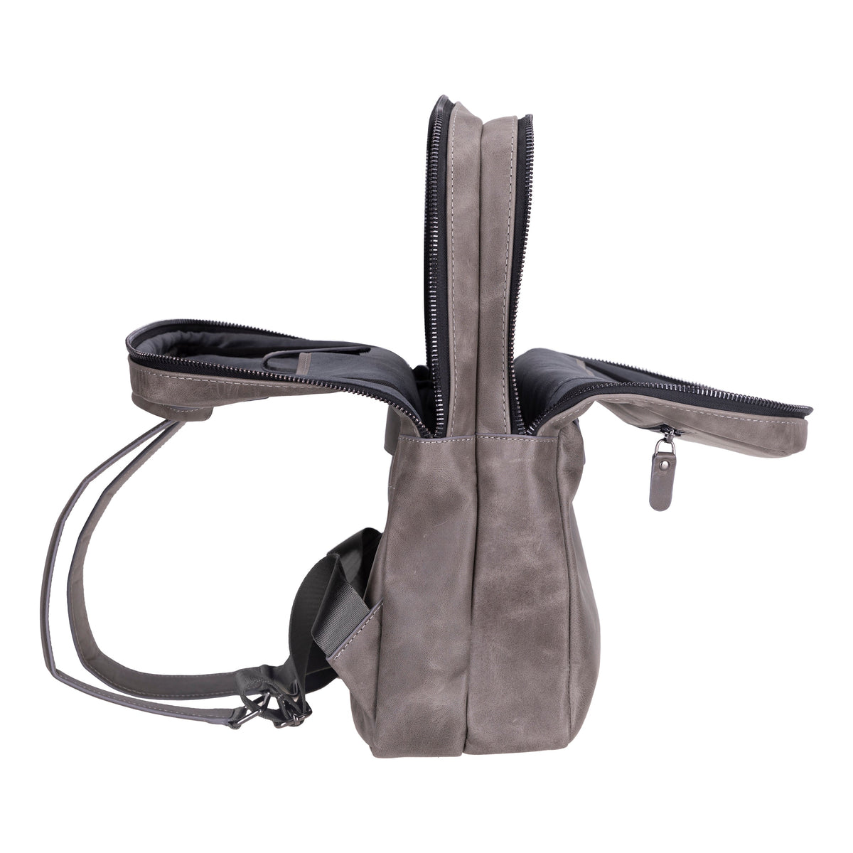 Hidden Castle Leather Backpack