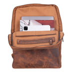 Hidden Castle Leather Backpack