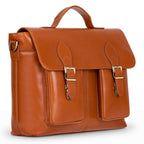 Olympus Leather Business Briefcase / Laptop Case