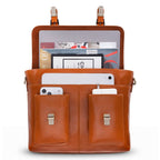 Olympus Leather Business Briefcase / Laptop Case