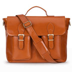 Olympus Leather Business Briefcase / Laptop Case