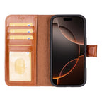 Magic iPhone 16 Pro Max Leather Detachable Wallet Case
