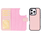 Magic iPhone 16 Pro Max Leather Detachable Wallet Case