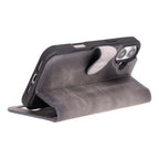 Magic iPhone 16 Plus Detachable Leather Wallet Case
