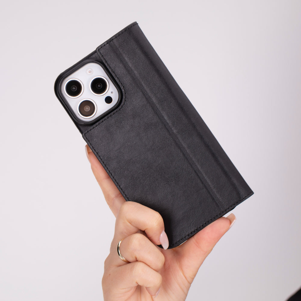 Sonat Leather iPhone 16 Pro Max Folio Case